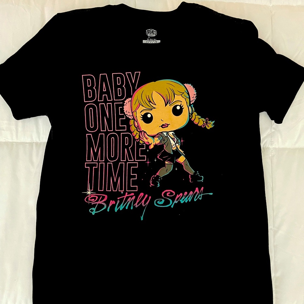 BRITNEY SPEARS FUNKO POP & T-SHIRT SMALL